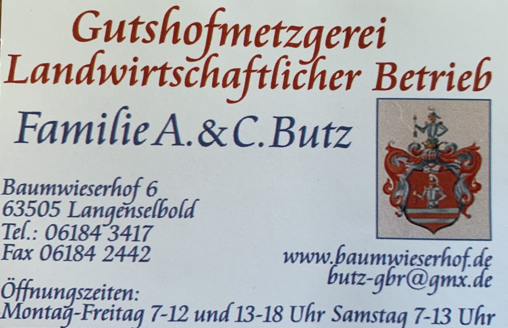 Metzgerei Butz